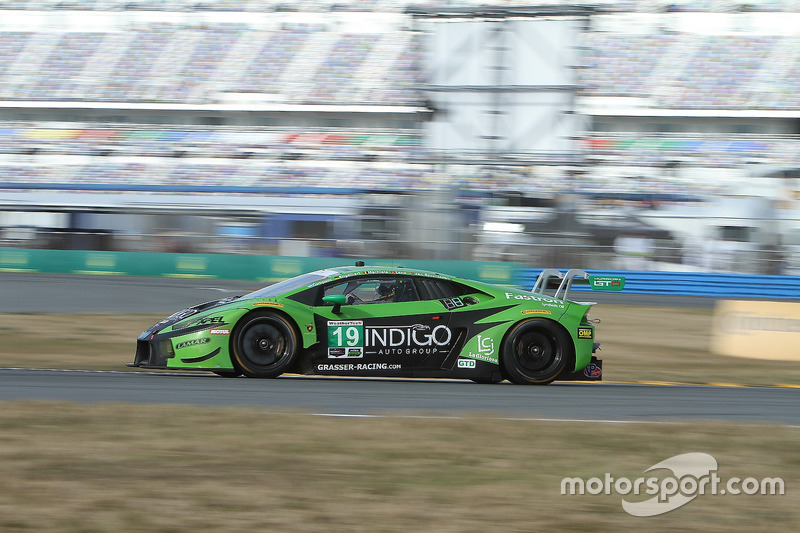 #19 GRT Grasser Racing Team Lamborghini Huracan GT3, GTD: Ezequiel Perez Companc, Christian Engelhart, Christopher Lenz, Louis Machiels, Max van Splunteren