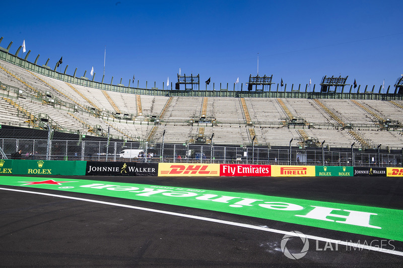 Detalle del circuito del Autódromo Hermanos Rodríguez
