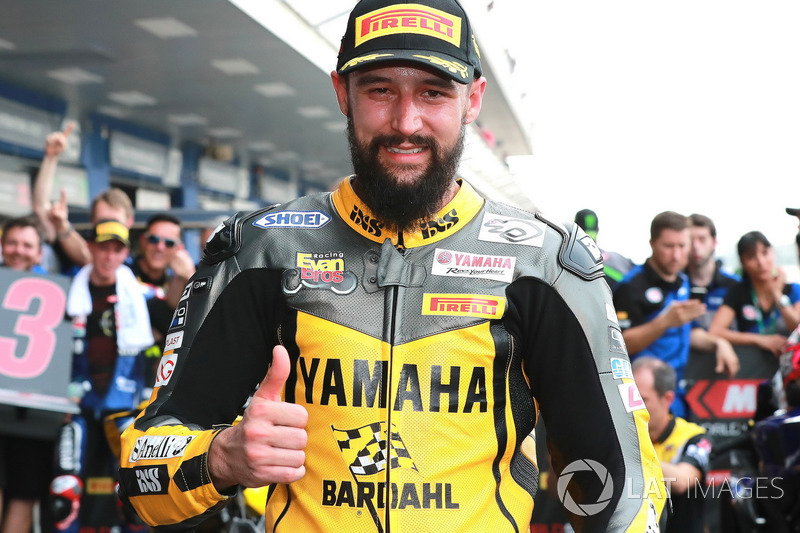 Il vincitore della gara Randy Krummenacher, BARDAHL Evan Bros. WorldSSP Team