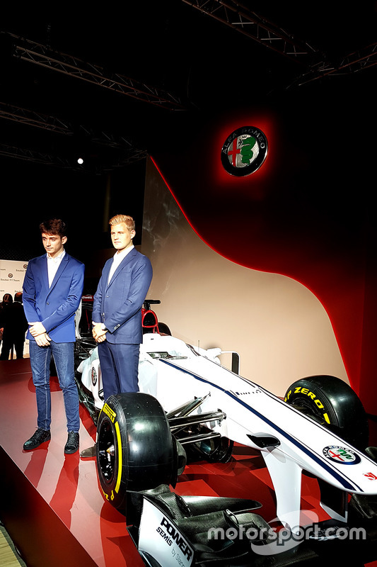 Marcus Ericsson y Charles Leclerc, Sauber