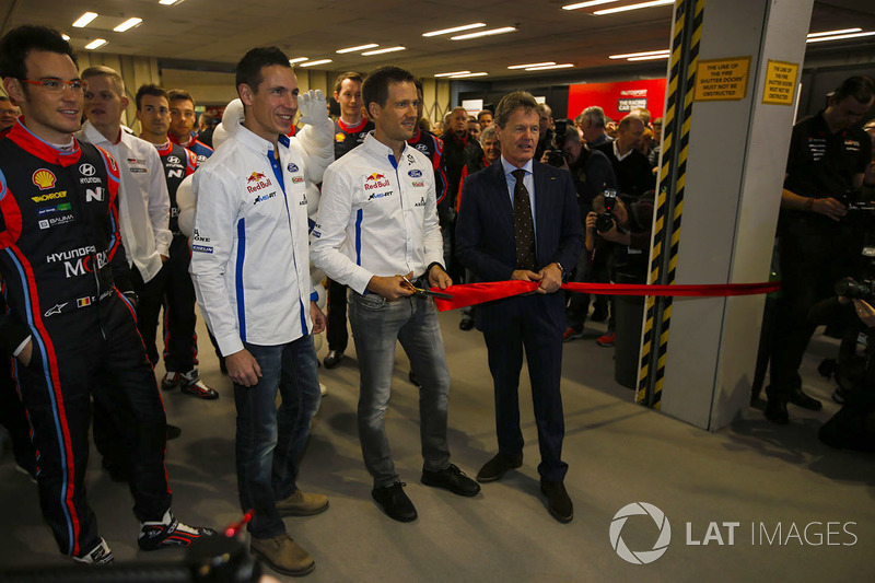 WRC drivers, including Thierry Neuville, Julien Ingrassia and Sébastien Ogier, as well as Malcolm Wi