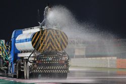 Watering the track for the wet simulation