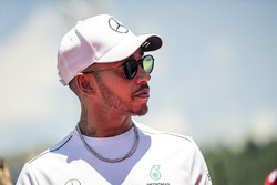Lewis Hamilton, Mercedes-AMG F1 in de rijdersparade