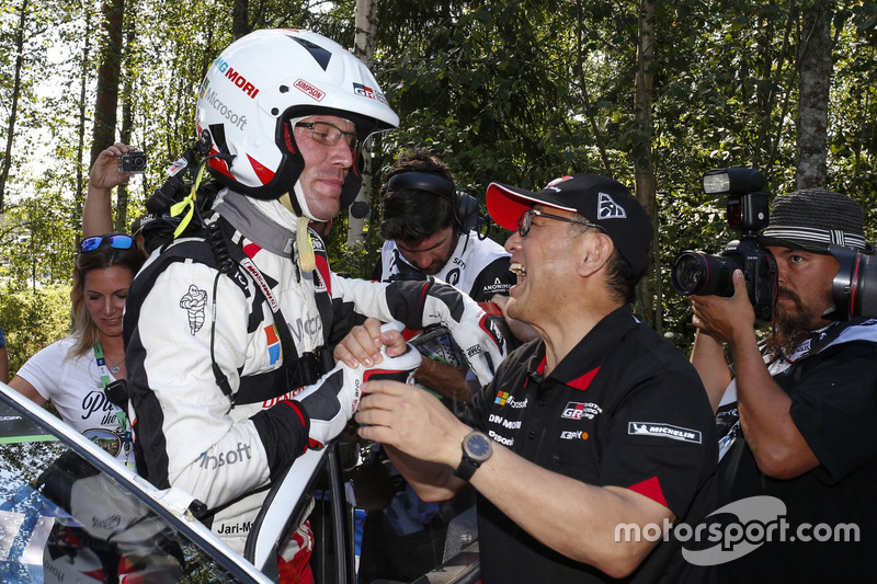 Il terzo classificato Jari-Matti Latvala, Toyota Yaris WRC, Toyota Gazoo Racing