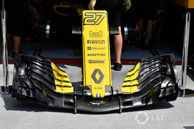 Sayap depan Renault Sport F1 Team R.S. 18