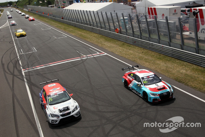 Mikel Azcona, PCR Sport Cupra TCR, Jaap van Lagen, Leopard Lukoil Team Audi RS3 LMS TCR