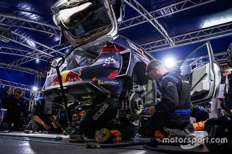 M-Sport mechanics at work