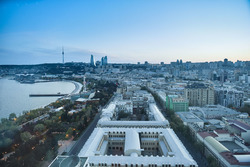 Baku aerial view