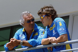 Flavio Briatore talks, Fernando Alonso, Renault Sport F1 Team R25