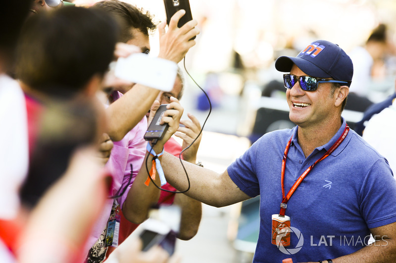 Fans meet Rubens Barrichello