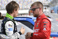 Brandon Jones, Joe Gibbs Racing, Juniper Toyota Camry and Justin Allgaier, JR Motorsports, BRANDT Professional Agriculture Chevrolet Camaro