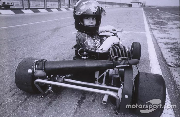 Christian iniciou no kart com dez anos...