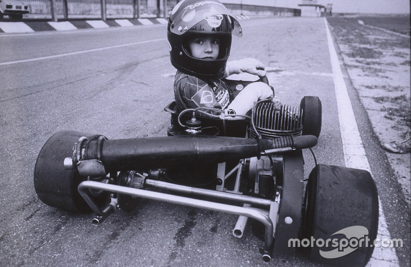 Christian iniciou no kart com dez anos...
