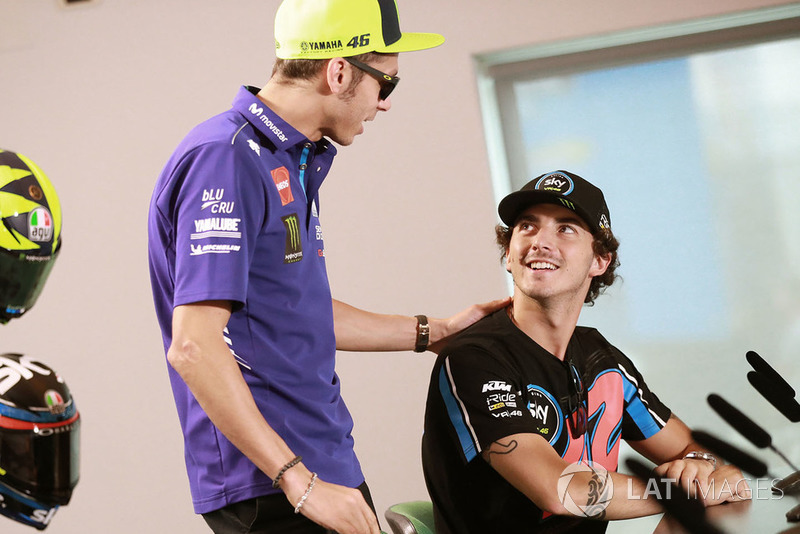 Valentino Rossi, Yamaha Factory Racing, Francesco Bagnaia, Sky Racing Team VR46