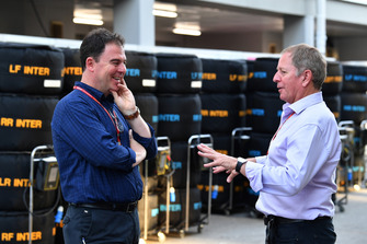 James Allen, President, Motorsport Network and Martin Brundle, Sky TV
