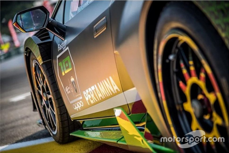 Lamborghini Huracán Super Trofeo Evo 10th Edition, dettaglio