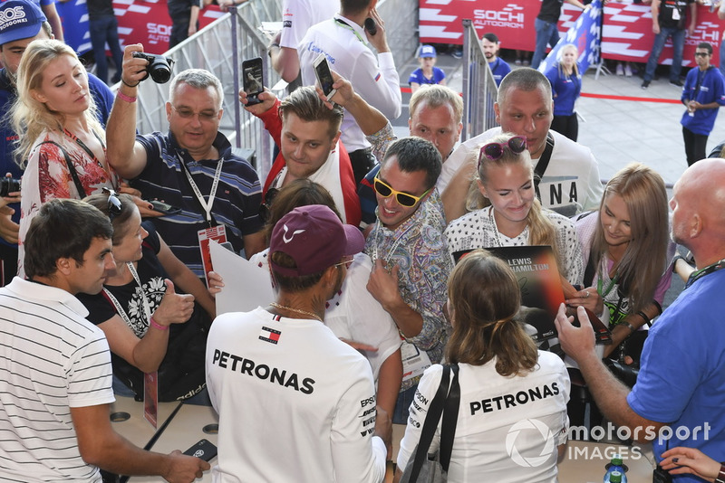 Az Orosz Nagydíj rajongói Szocsiból - F1 2018