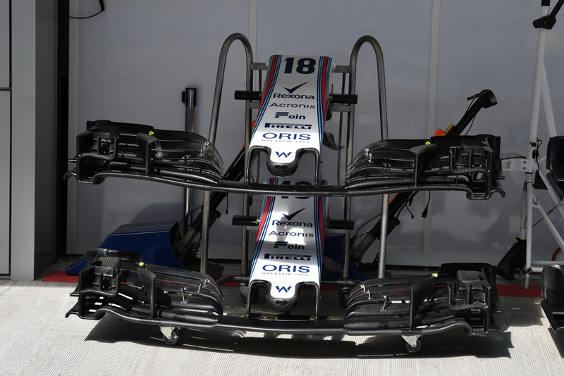 Williams FW41 nose and front wings