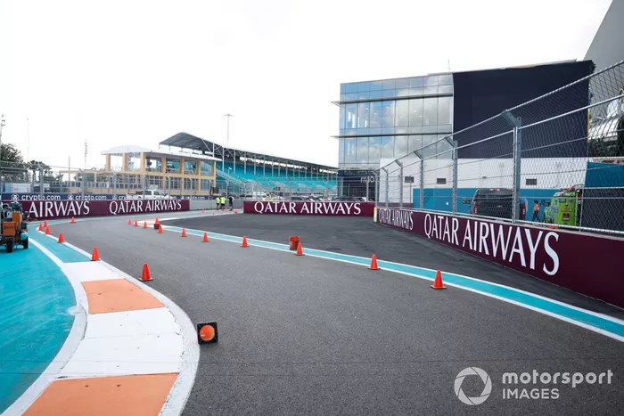 Détail de la Pit Lane