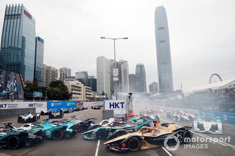 Jean-Eric Vergne, Mitch Evans y Daniel Abt