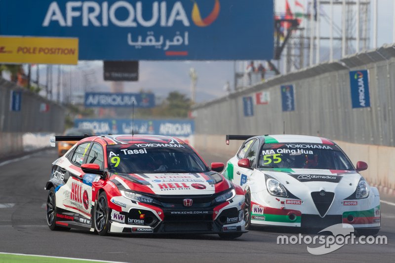 Attila Tassi, KCMG Honda Civic Type R TCR, Ma Qing Hua, Team Mulsanne Alfa Romeo Giulietta TCR