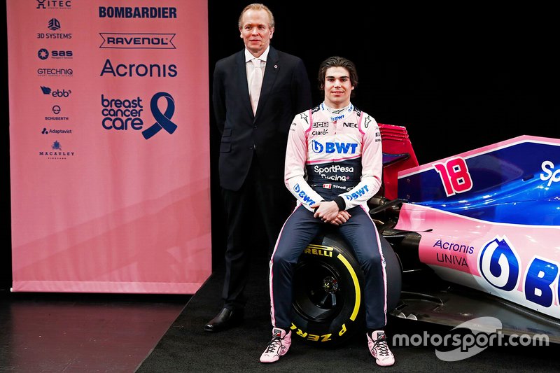 Andrew Green, Racing Point F1 Team Technical Director and Lance Stroll, Racing Point F1 Team