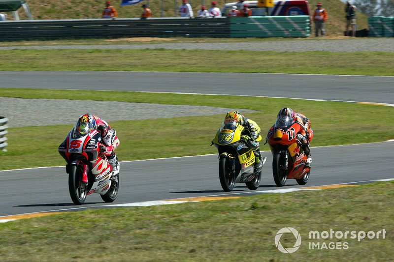 Roberto Locatelli, Andrea Dovizioso et Casey Stoner