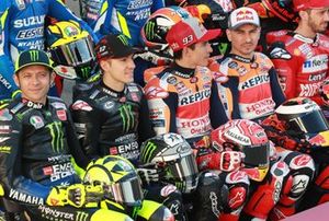 Valentino Rossi, Yamaha Factory Racing, Maverick Vinales, Yamaha Factory Racing, Marc Marquez, Repsol Honda Team, Jorge Lorenzo, Repsol Honda Team