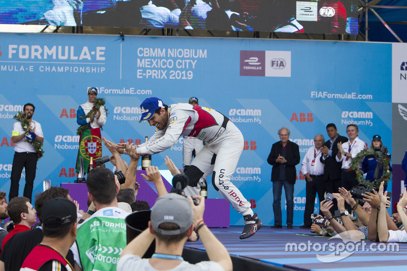 Podio: el ganador de la carrera Lucas Di Grassi, Audi Sport ABT Schaeffler