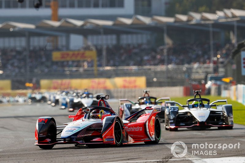 Pascal Wehrlein, Mahindra Racing, M5 Electro Oliver Rowland, Nissan e.Dams, Nissan IMO1, Lucas Di Grassi, Audi Sport ABT Schaeffler, Audi e-tron FE05 