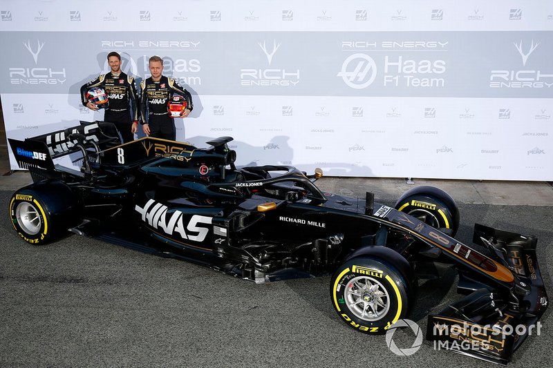 Kevin Magnussen, Haas F1 Team, Romain Grosjean, Haas F1 Team