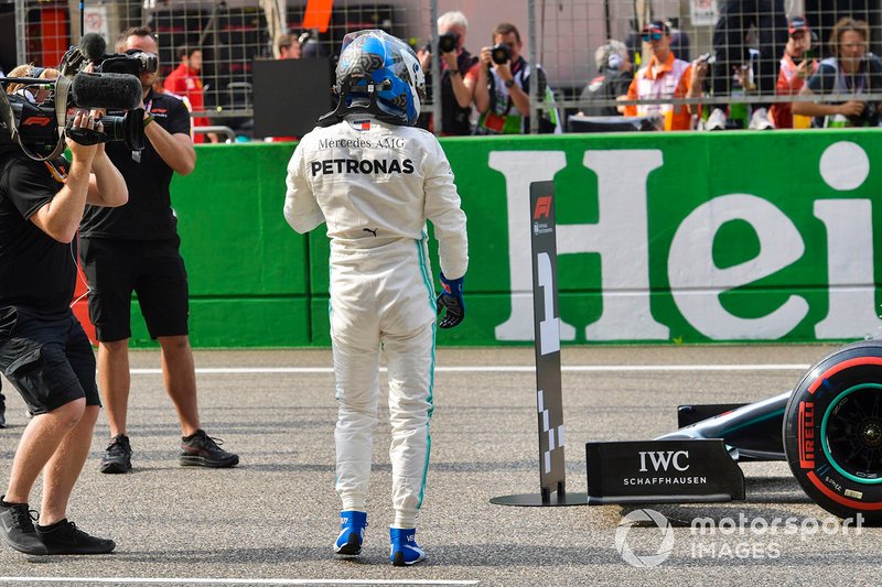 Pole man Valtteri Bottas, Mercedes AMG F1,