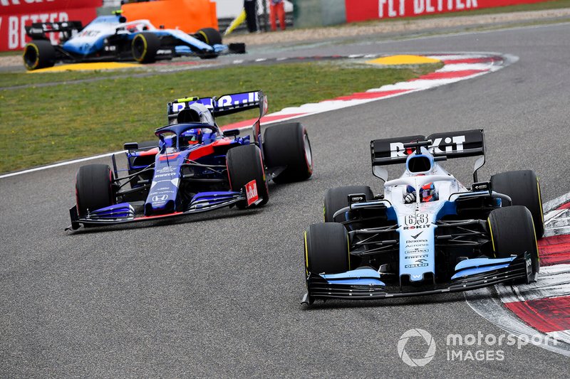 George Russell, Williams Racing FW42, Alexander Albon, Toro Rosso STR14