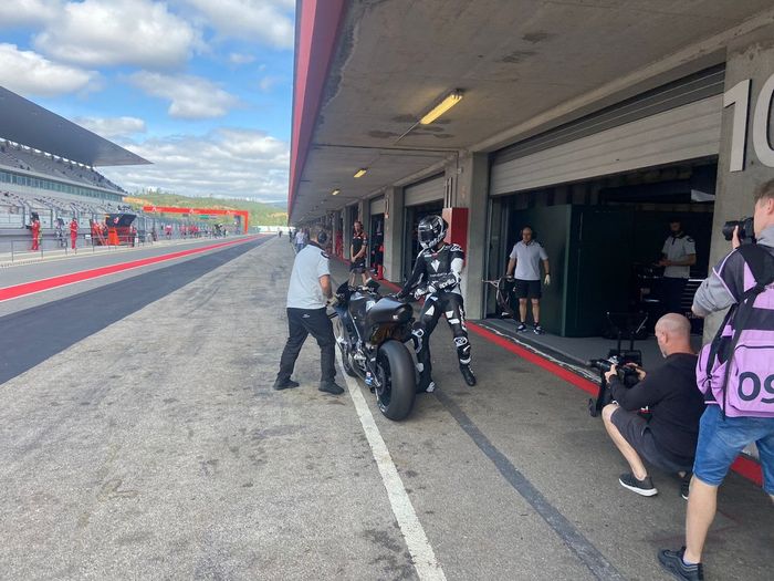 La Aprilia de Raúl Fernández, RNF MotoGP Team