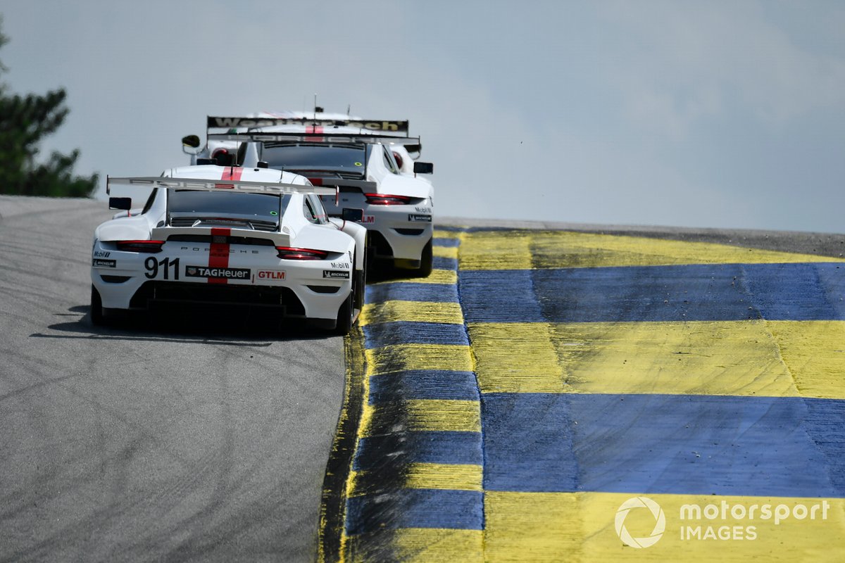 #911 Porsche GT Team Porsche 911 RSR - 19, GTLM: Nick Tandy, Fred Makowiecki, #912 Porsche GT Team Porsche 911 RSR - 19, GTLM: Laurens Vanthoor, Earl Bamber