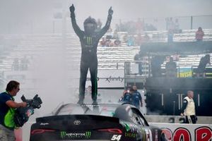 Race winner Ty Gibbs, Joe Gibbs Racing, Toyota Supra Monster Energy