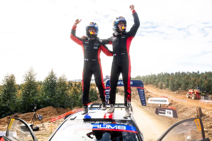 Winners Sébastien Ogier, Vincent Landais, Toyota Gazoo Racing WRT Toyota GR Yaris Rally1