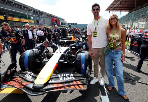 Thibaut Courtois and Mishel Gerzig-Courtois 