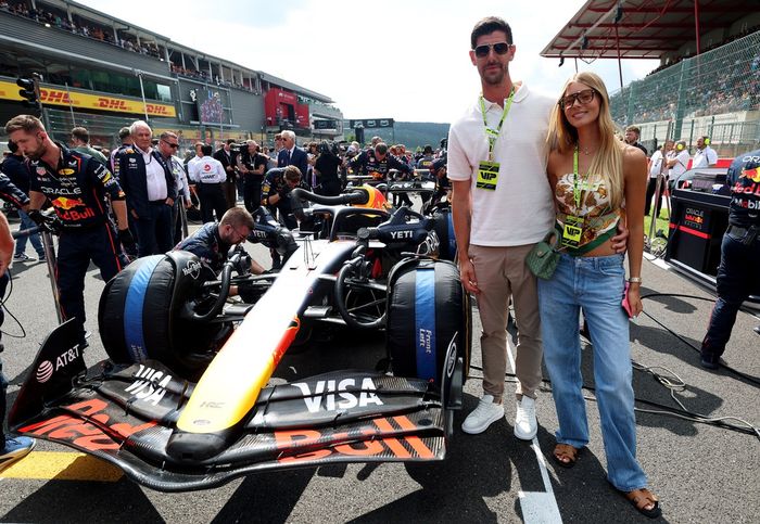 Thibaut Courtois and Mishel Gerzig-Courtois