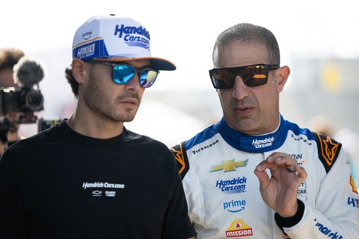 Kyle Larson, Arrow McLaren, Tony Kanaan, Arrow McLaren