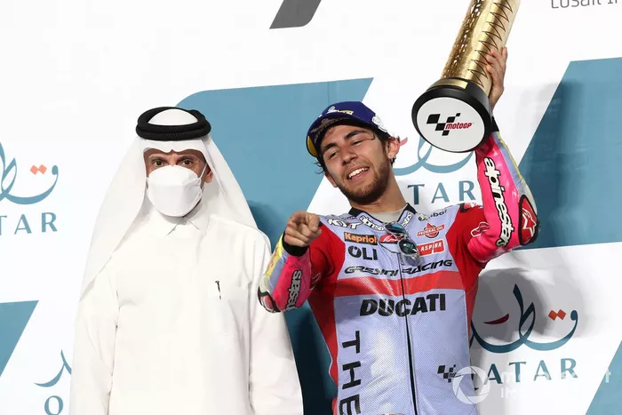 Podio: Ganador de la carrera Enea Bastianini, Gresini Racing