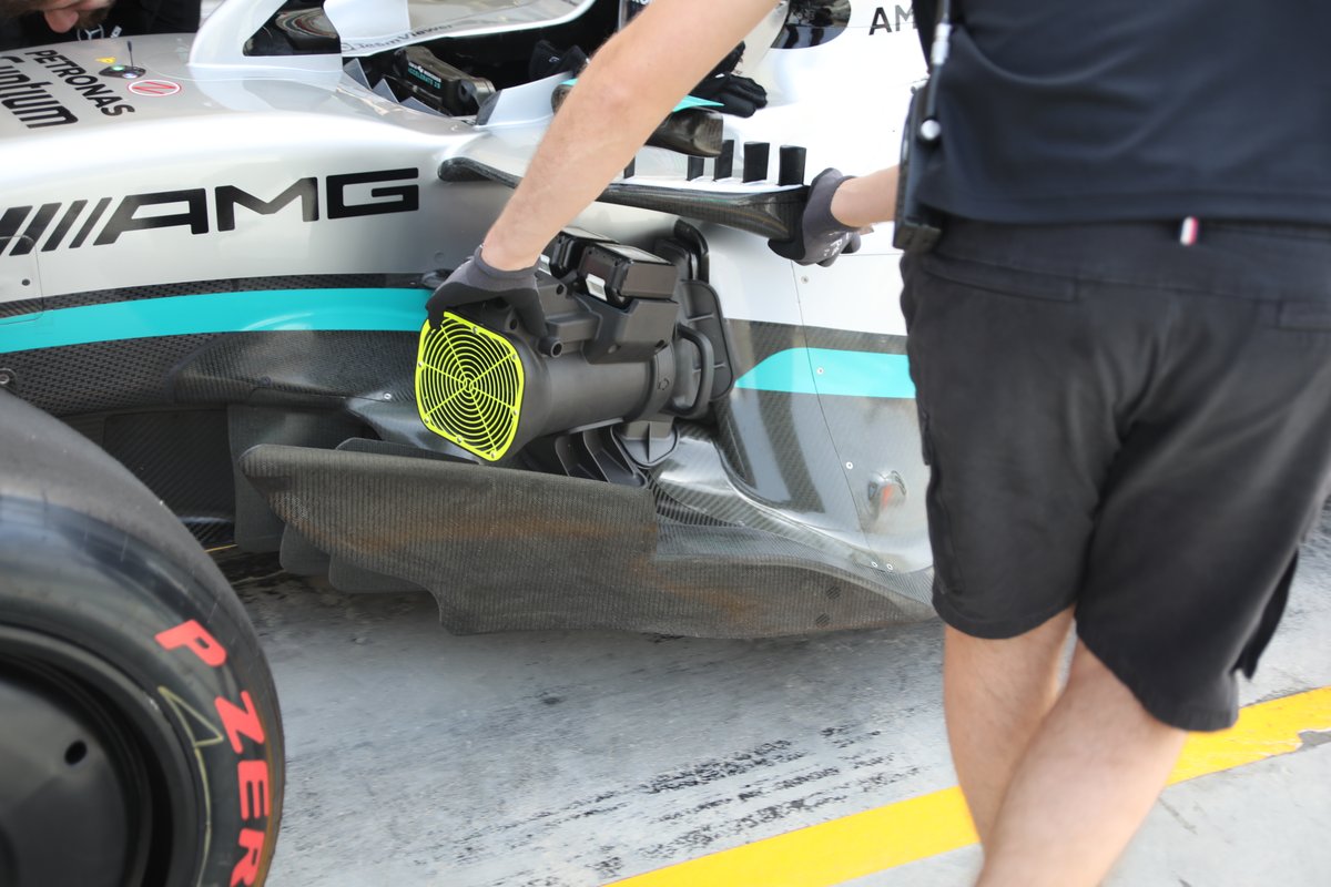 Refrigeración del Mercedes W13