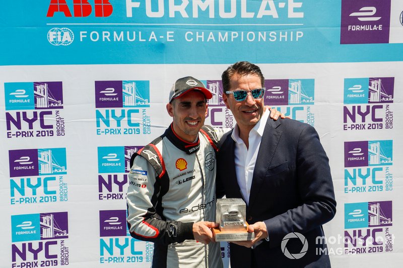 Polesitter Sébastien Buemi, Nissan e.Dams