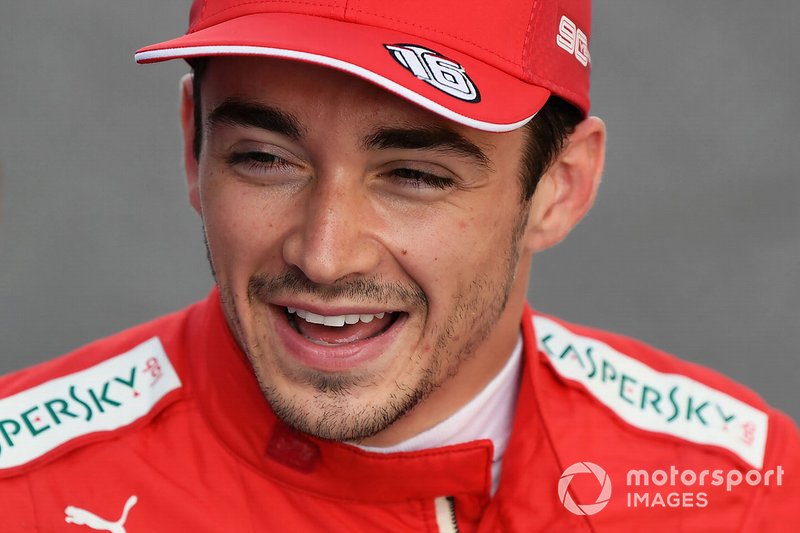 Pole man Charles Leclerc, Ferrari