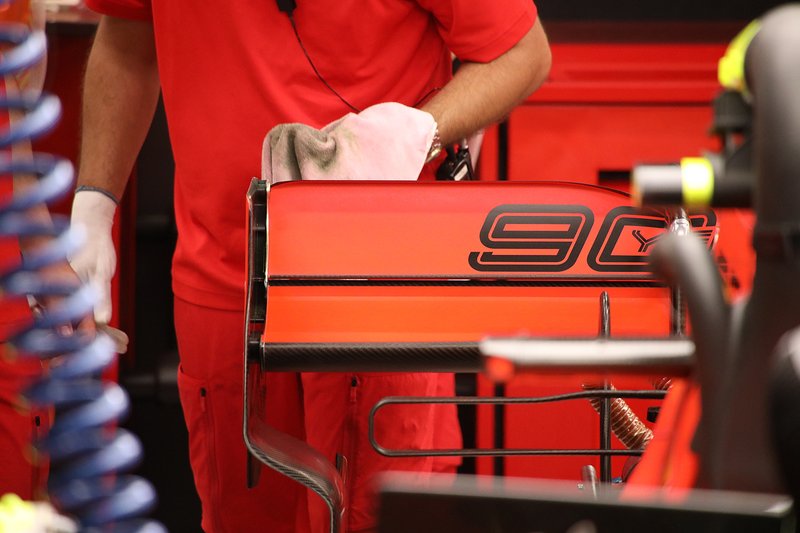 Ferrari SF90, detail rear wing