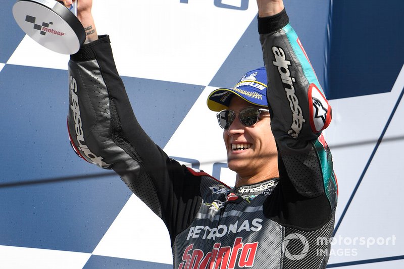 Podio: secondo classificato Fabio Quartararo, Petronas Yamaha SRT