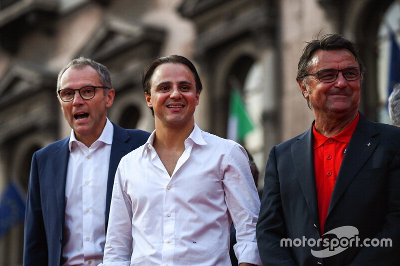 Stefano Domenicali, Felipe Massa y René Arnoux