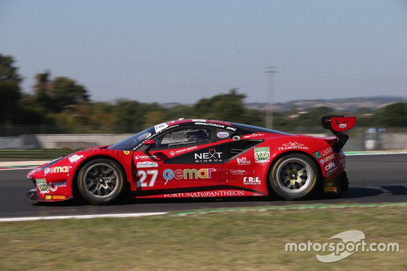 #27 Ferrari 488 Evo 27 GT3 PRO, Scuderia Baldini 27: Fisichella-Gai-Villeneuve