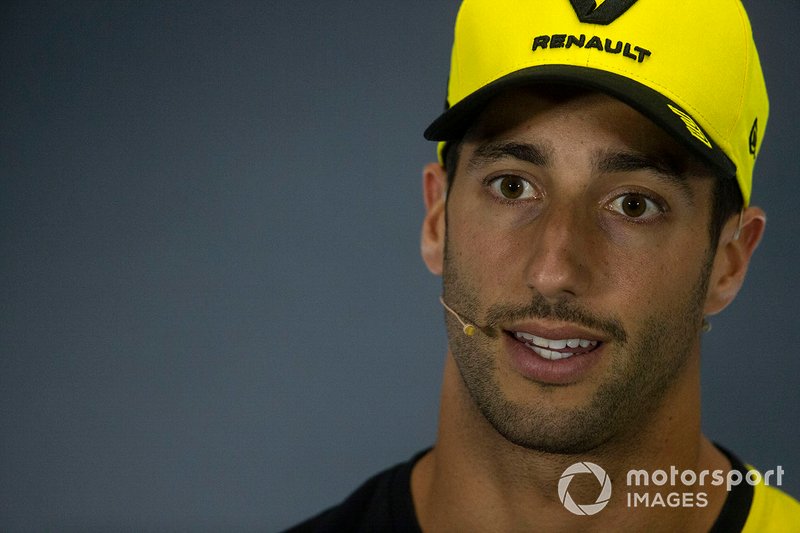Daniel Ricciardo, Renault F1 Team In the Press Conference