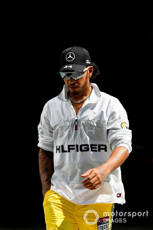 Lewis Hamilton, Mercedes AMG F1 in the paddock